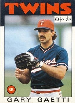 1986 O-Pee-Chee Baseball Cards 097      Gary Gaetti